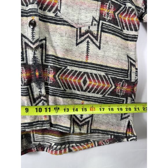 Rock and roll denim Aztec Button Up Cotton Thick Material Women’s Medium - Picture 3 of 5